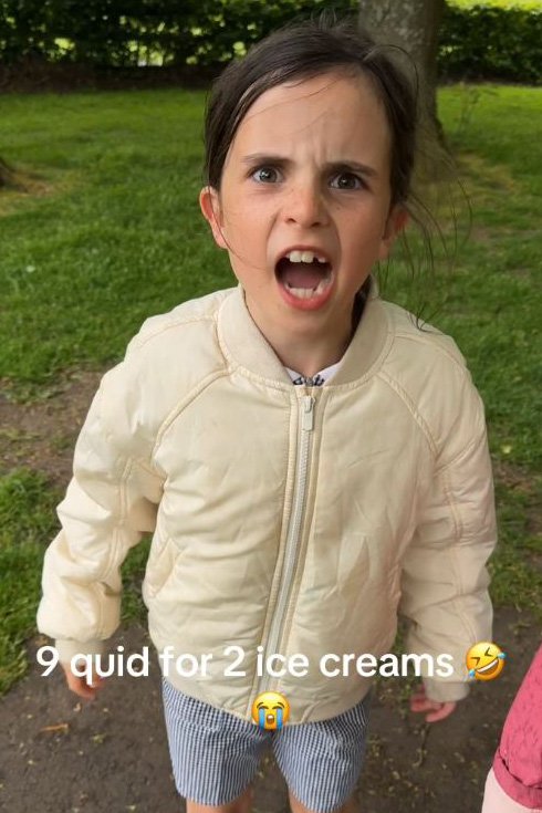 Marnie said she could get ice cream on her street for £1 or £2 (Image: TikTok/@karislambert)