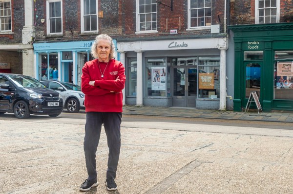 BNPS.co.uk (01202 558833) Picture: BNPS Pictured: Dedicated Jill Cornick started working at the store in Blandford, Dorset, in 1956 as a 14-year-old.  A pensioner who has worked at the same Clarks shoe store for 68 years was fired with just two days' notice.  Dedicated Jill Cornick started working at the shop in Blandford, Dorset, in 1956, aged 14.  She worked continuously for the British retailer for the next seven decades, even postponing her honeymoon to attend a training course.  After her son was born, she put him in a playpen in the store so she could continue working.