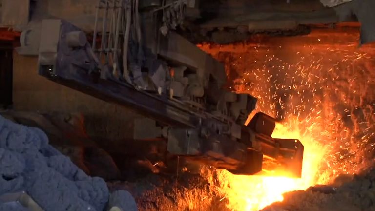 Sparks in Tata Steel's hot furnace 