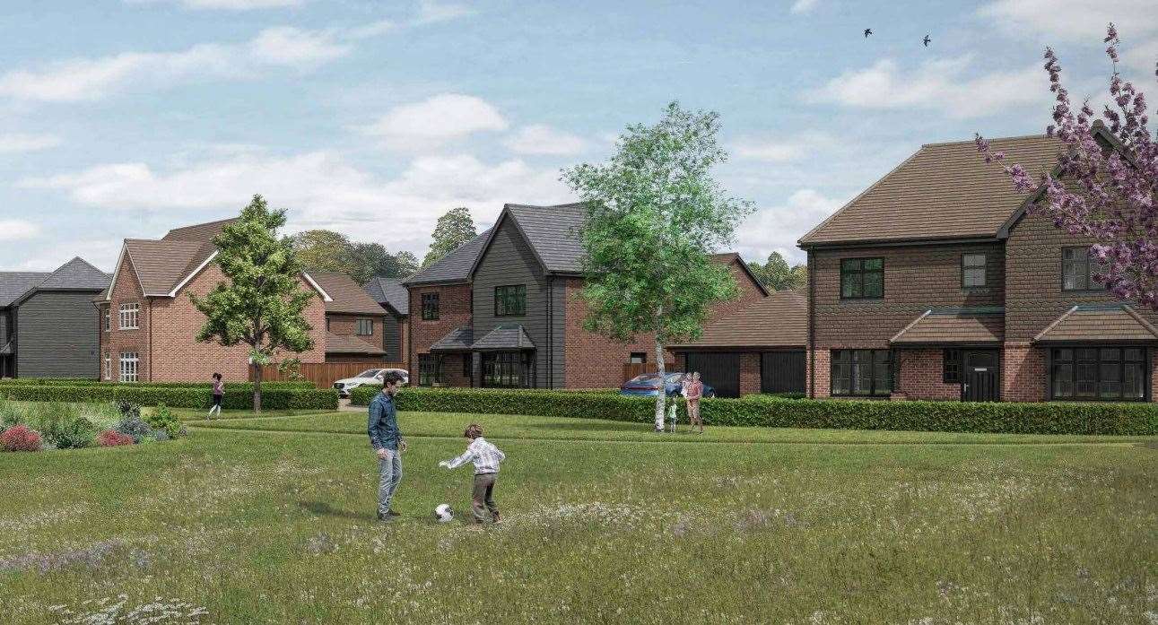 New details have been submitted for a 141-home development in Tenterden. Image: Vistry Homes