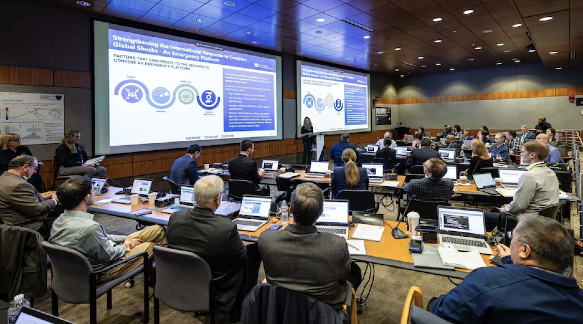 Participants of the fifth interagency tabletop exercise on Planetary Defense.