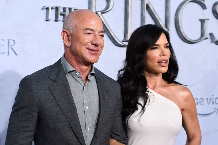 Bezos and his partner, TV personality Lauren Sánchez