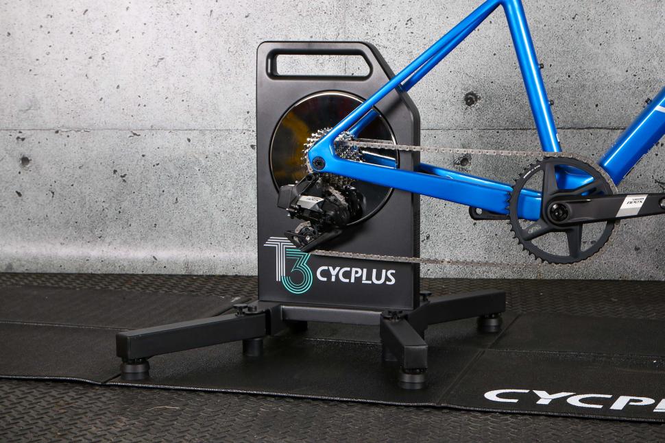 2024 CycPlus T3 High Performance Smart Bike Trainer - with bike.jpg