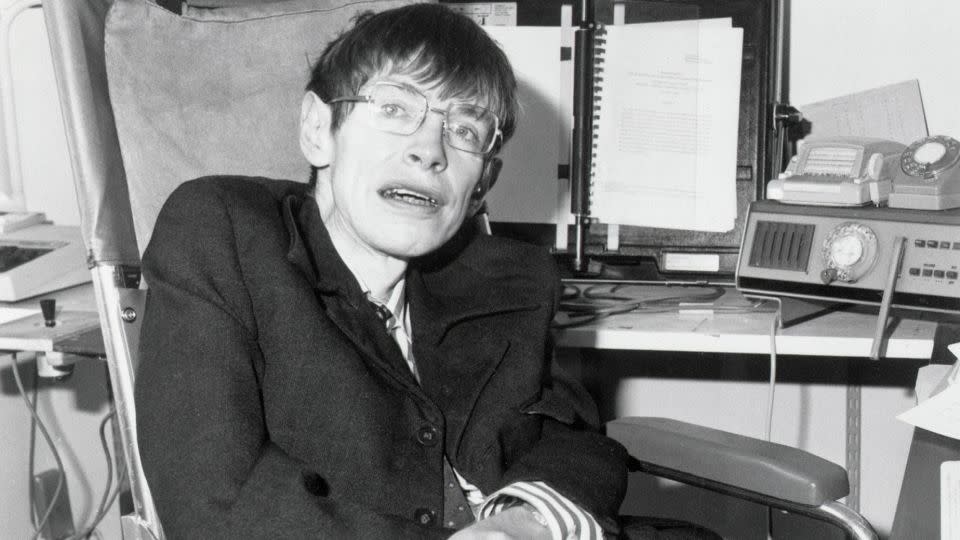 The late physicist Stephen Hawking hypothesized that dark matter might be hidden in black holes created by the Big Bang. – Bettmann Archive/Getty Images